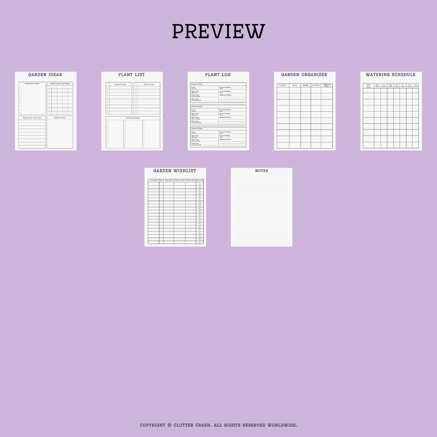 Household Management Planner - Digital & Printable
